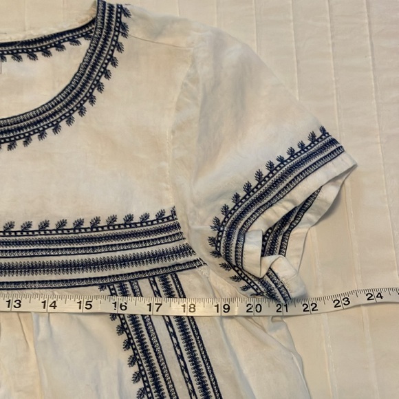 Madewell Folktale linen embroidered top - Picture 7 of 8